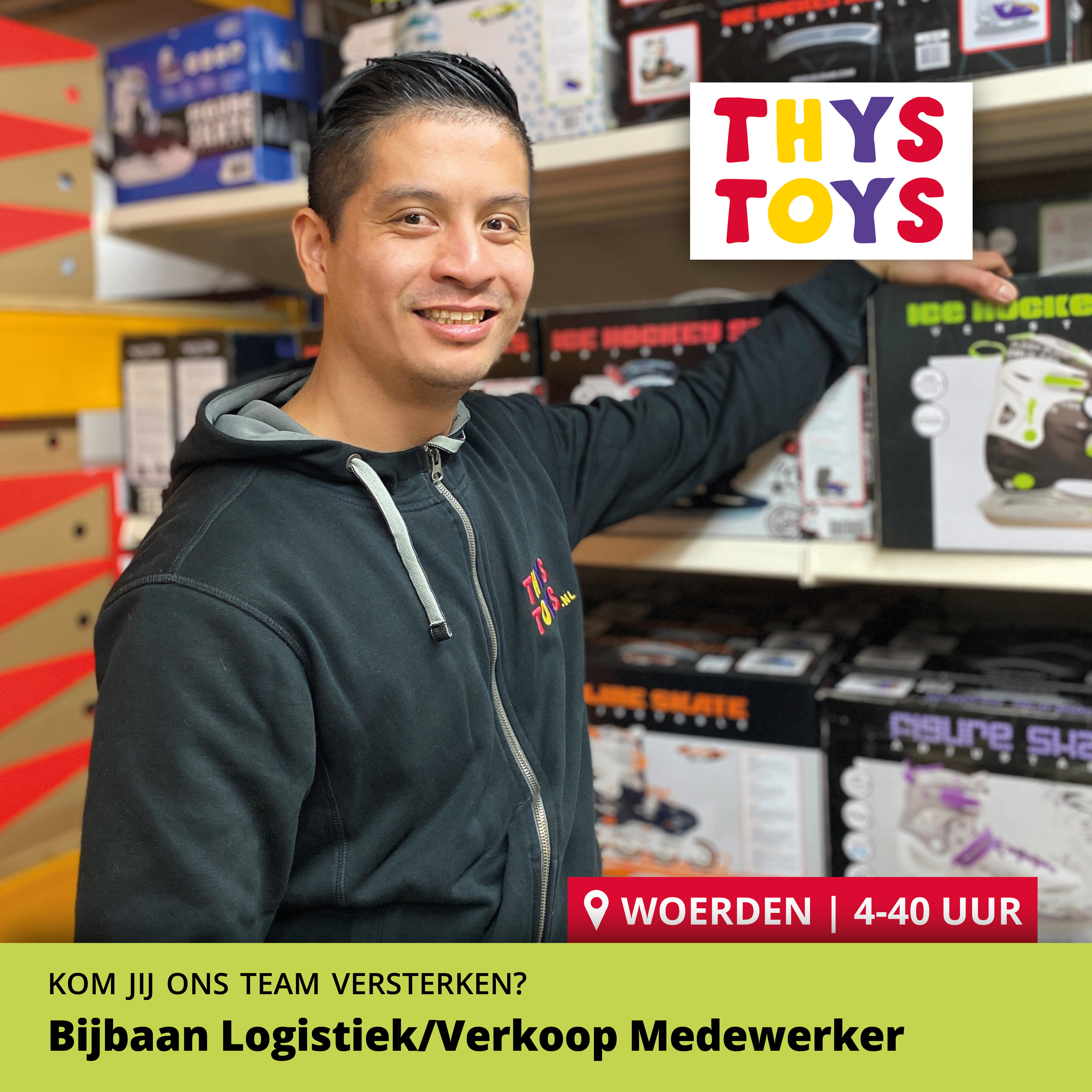Zaterdag-, avond- en vakantiekracht logistiek/verkoop medewerker